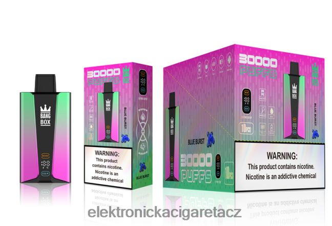 Bang Box Inteligentní obrazovka 30 000 tahů modrý výbuch Z28FJ682 - Elektronická Cigareta Oxva