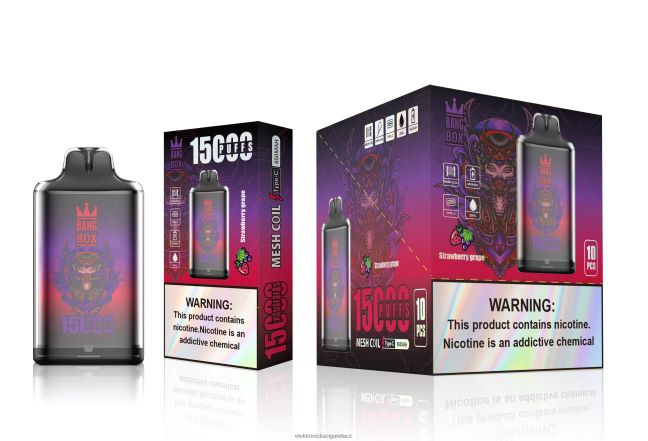 Bang Box s1-15000 šluků jahodový hroznový Z28FJ6111 - Elektronická Cigareta Vape