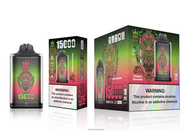 Bang Box s1-15000 šluků jahodový meloun Z28FJ6103 - Elektronická Cigareta Jednorázová