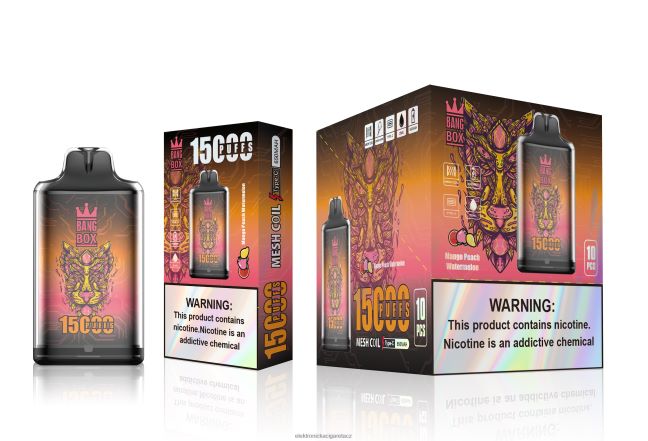 Bang Box s1-15000 šluků mango broskev meloun Z28FJ6107 - Elektronická Cigareta Iqos