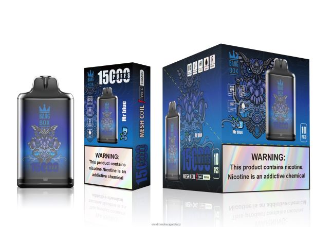 Bang Box s1-15000 šluků pan modrý Z28FJ6109 - Elektronická Cigareta Bez Nikotinu
