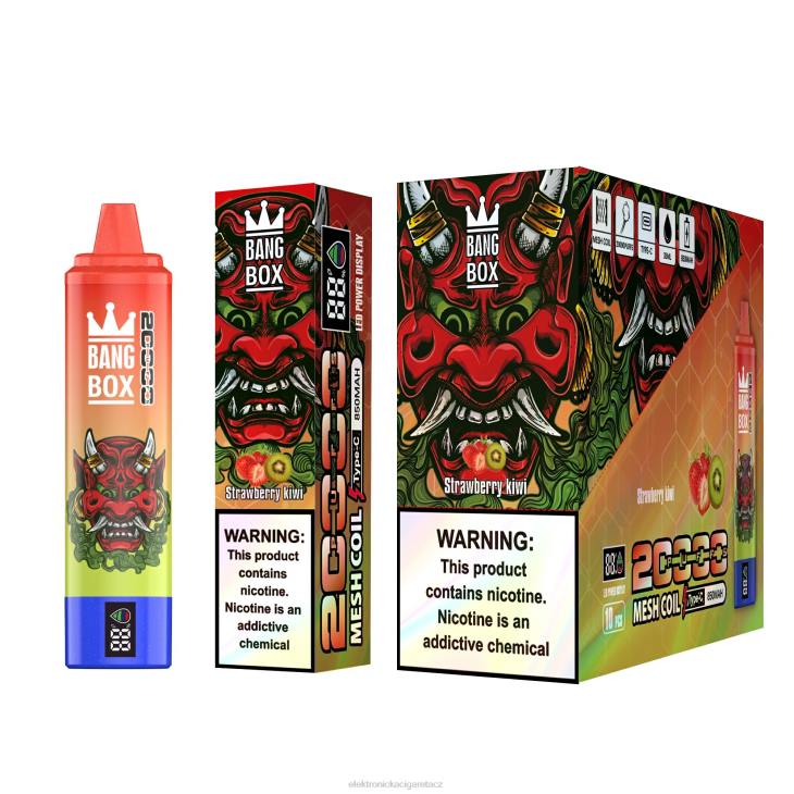 elektronická cigareta doplnovaci 668X126 jahodové kiwi Bang Box 20 000