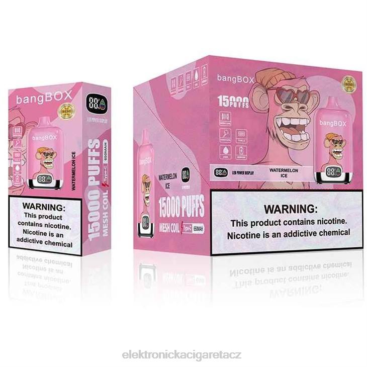 elektronická cigareta iqos 668X139 melounový led Bang Box 15 000