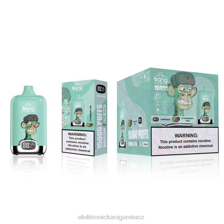 elektronická cigareta vape 668X133 jahodové kiwi Bang Box 15 000