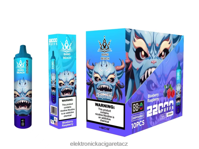 Bang Beach Chytrá obrazovka s 22 000 tahy borůvka malina Z28FJ614 - Elektronická Cigareta Oxva