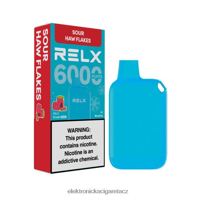 RELX Crush Pocket 6000 ledových kyselé haw vločky 40J8P416 - Elektronická Cigareta Jednorázová