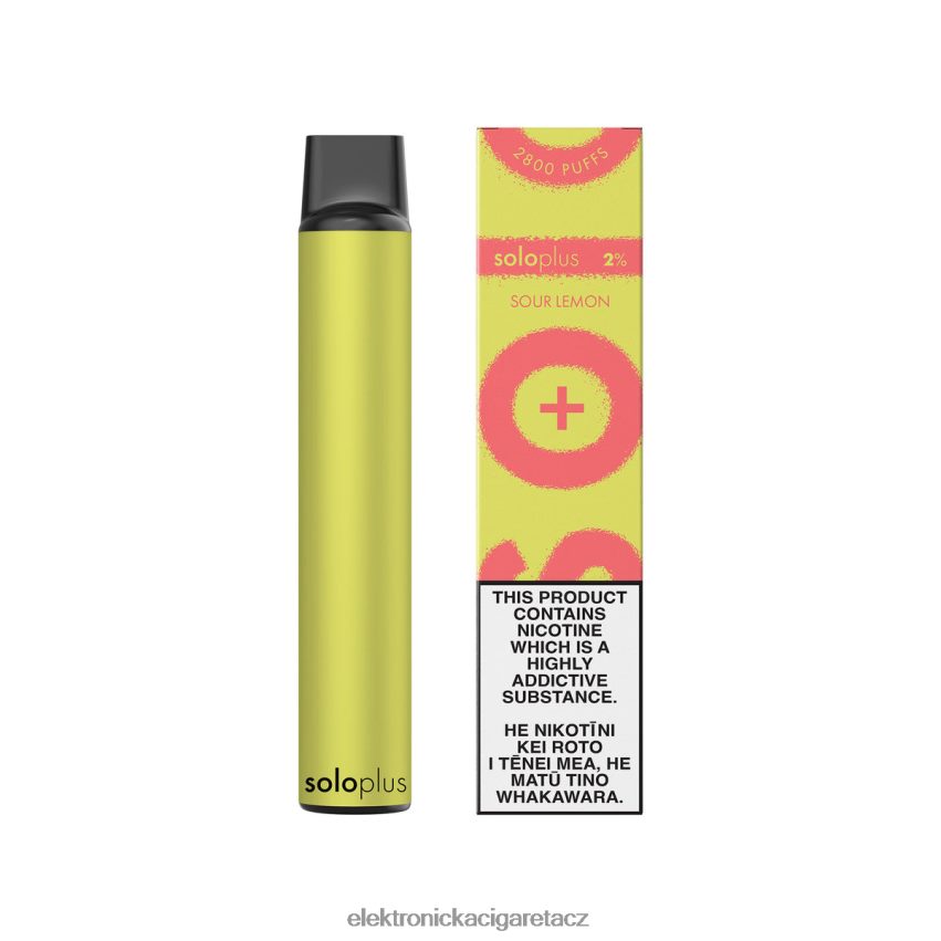 Solo Plus jednorázová vapa kyselý citron T20D8036 - Elektronická Cigareta Doplnovaci