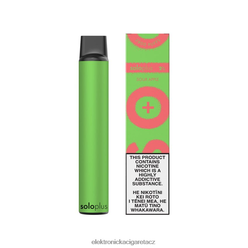 Solo Plus jednorázová vapa kyselé jablko T20D8030 - Elektronická Cigareta Vuse