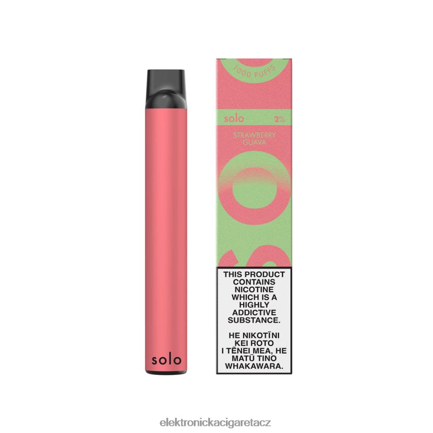 Solo jednorázová kolekce vape paradise jahodová guava T20D8021 - Elektronická Cigareta Bez Nikotinu