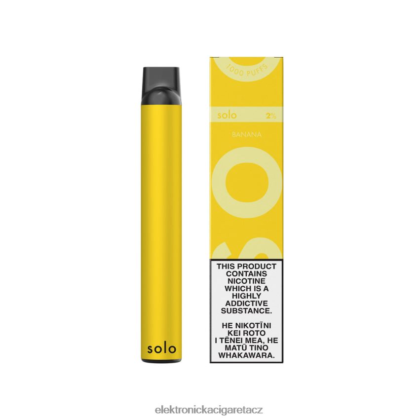 Solo jednorázová vapa banán T20D8011 - Elektronická Cigareta Bez Nikotinu