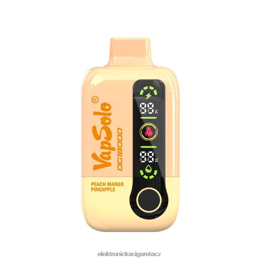 VapSolo 18 000 dg broskev mango ananas 2B00065 - Elektronická Cigareta Jednorázová