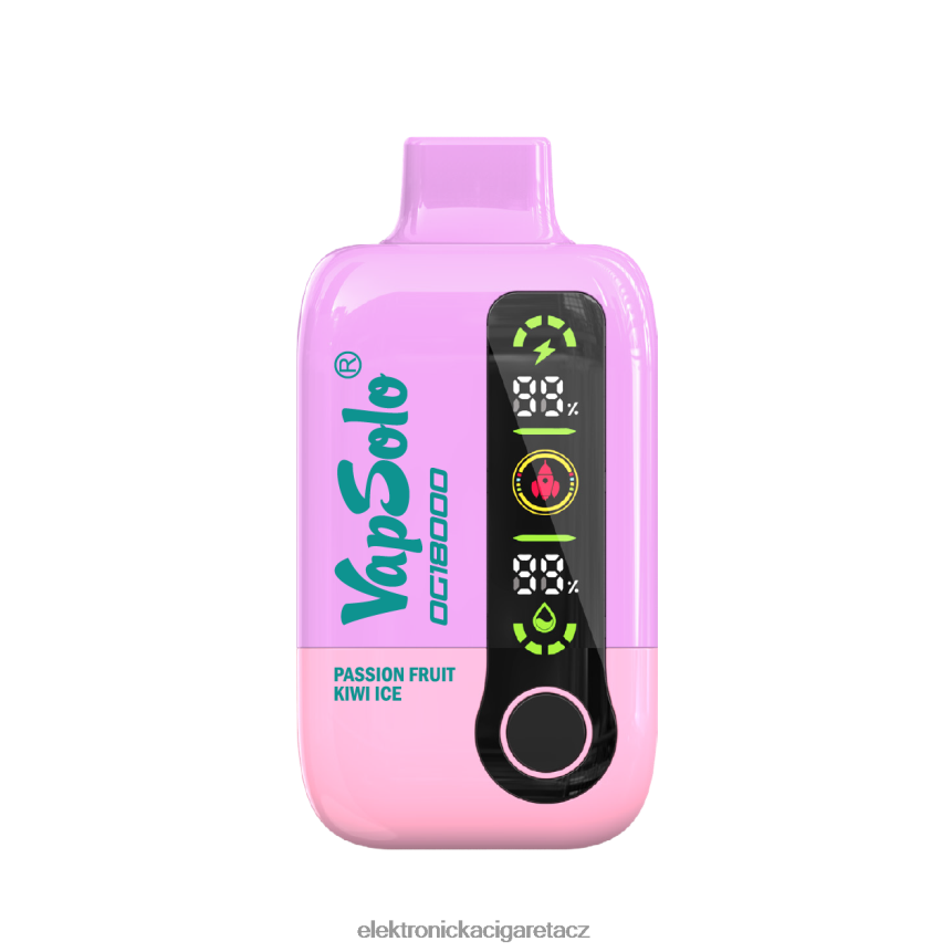 VapSolo 18 000 dg mučenka kiwi led 2B00064 - Elektronická Cigareta Oxva