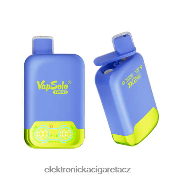Vapsolo TWINS jednorázová vapa blue razz limonáda a citronová limetka L8P84D120 - Elektronická Cigareta Vuse