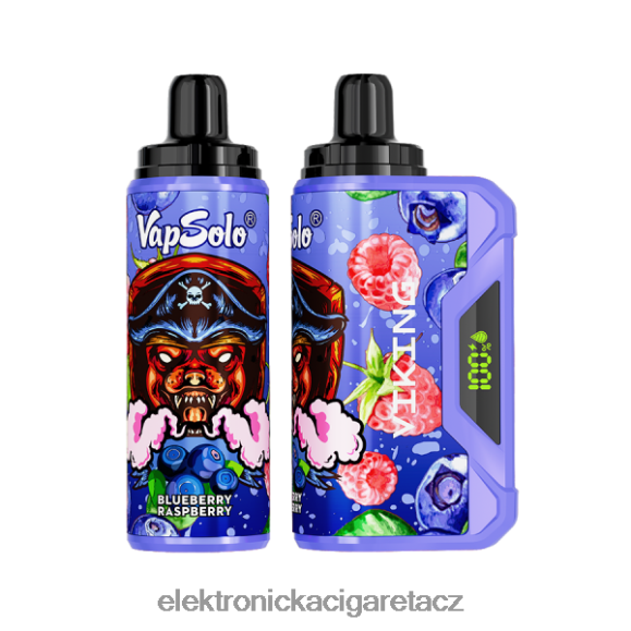 Vapsolo VIKING jednorázová vapa borůvka malina L8P84D132 - Elektronická Cigareta Do Letadla