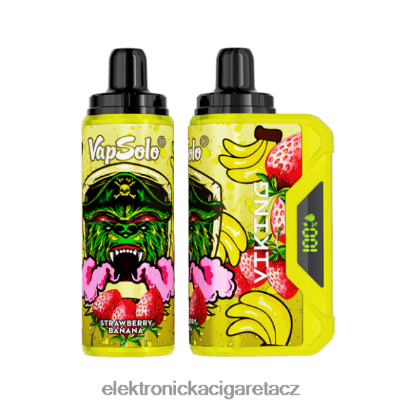 Vapsolo VIKING jednorázová vapa jahodový banán L8P84D137 - Elektronická Cigareta Na Liquid