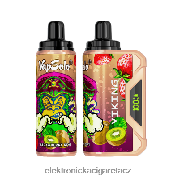 Vapsolo VIKING jednorázová vapa jahodové kiwi L8P84D138 - Elektronická Cigareta Venix