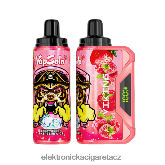 Vapsolo VIKING jednorázová vapa jahodový malinový led L8P84D139 - Elektronická Cigareta Iqos