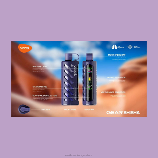 VOZOL převodovka shisha 25000 multi R4261 - Elektronická Cigareta Bez Nikotinu