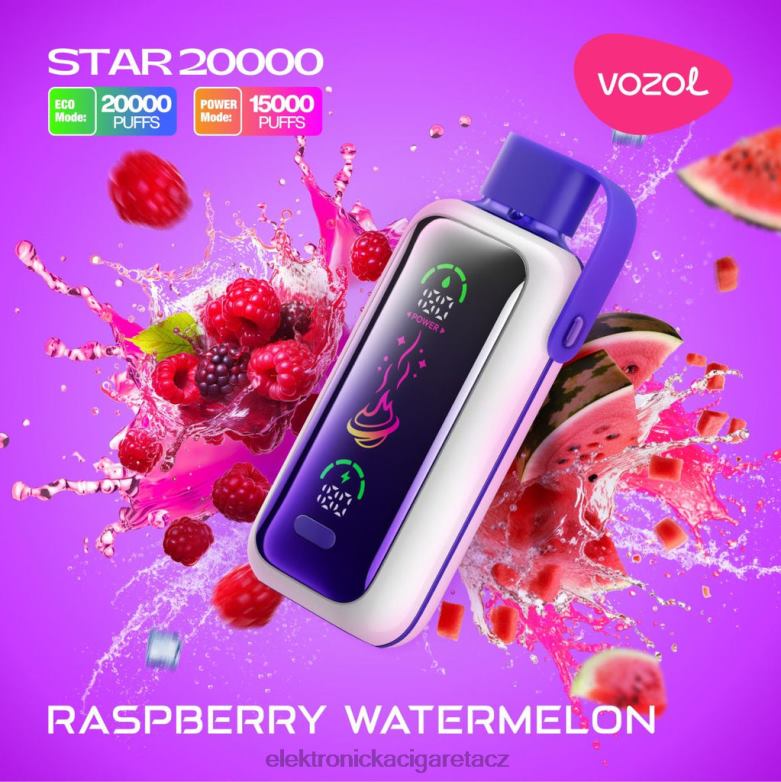 Elektronická Cigareta Iqos | VOZOL STAR 20 000 malinový meloun 6JVRR19