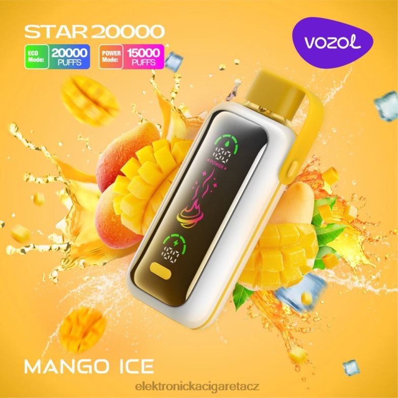 Elektronická Cigareta Vape | VOZOL STAR 20 000 mangový led 6JVRR13