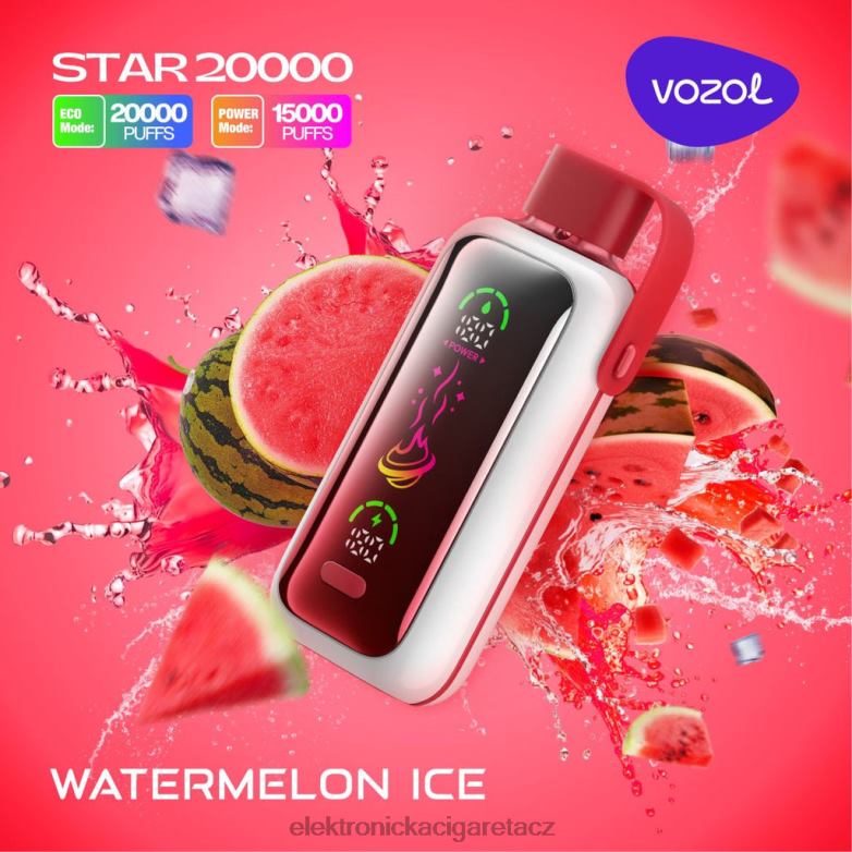 Elektronická Cigareta Vape | VOZOL STAR 20 000 melounový led 6JVRR3