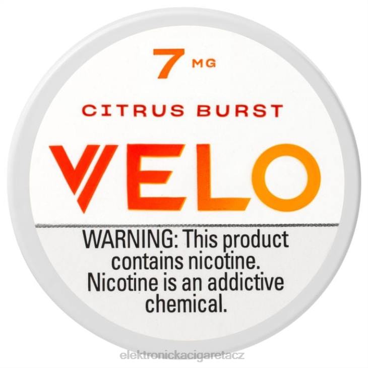 elektronická cigareta oxva 668X44 citrusový výbuch VELO nikotinový sáček 7 mg