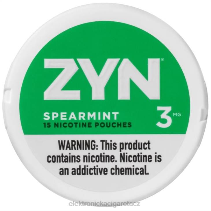 elektronická cigareta jednorázová 668X25 máta peprná ZYN nikotinový sáček 3 mg