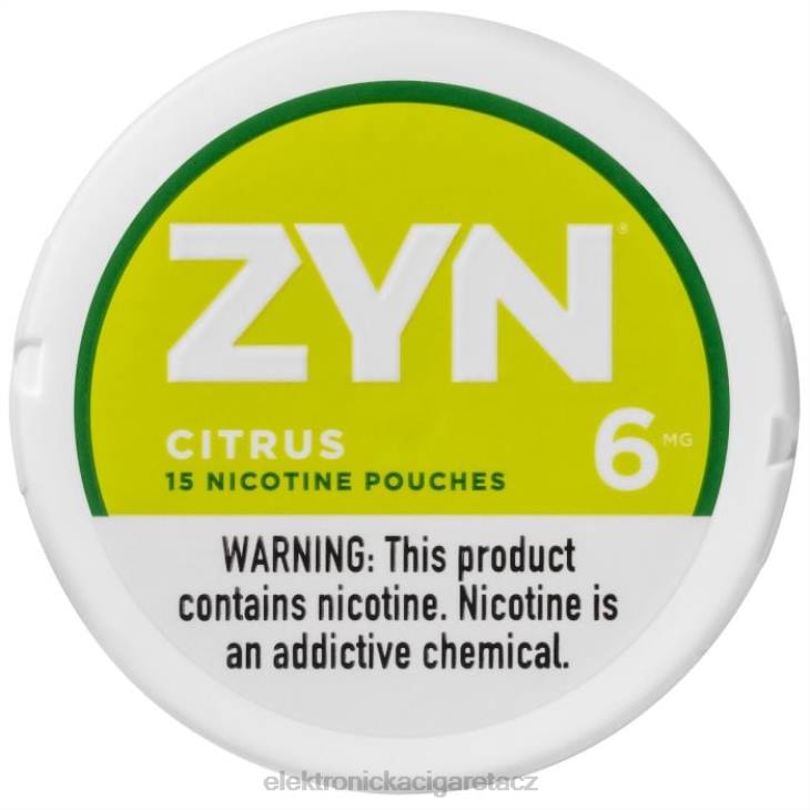elektronická cigareta na liquid 668X17 citrus ZYN nikotinový sáček 6 mg