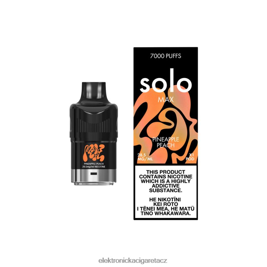 Solo MAX lusk ananasová broskev T20D8085 - Elektronická Cigareta Jednorázová
