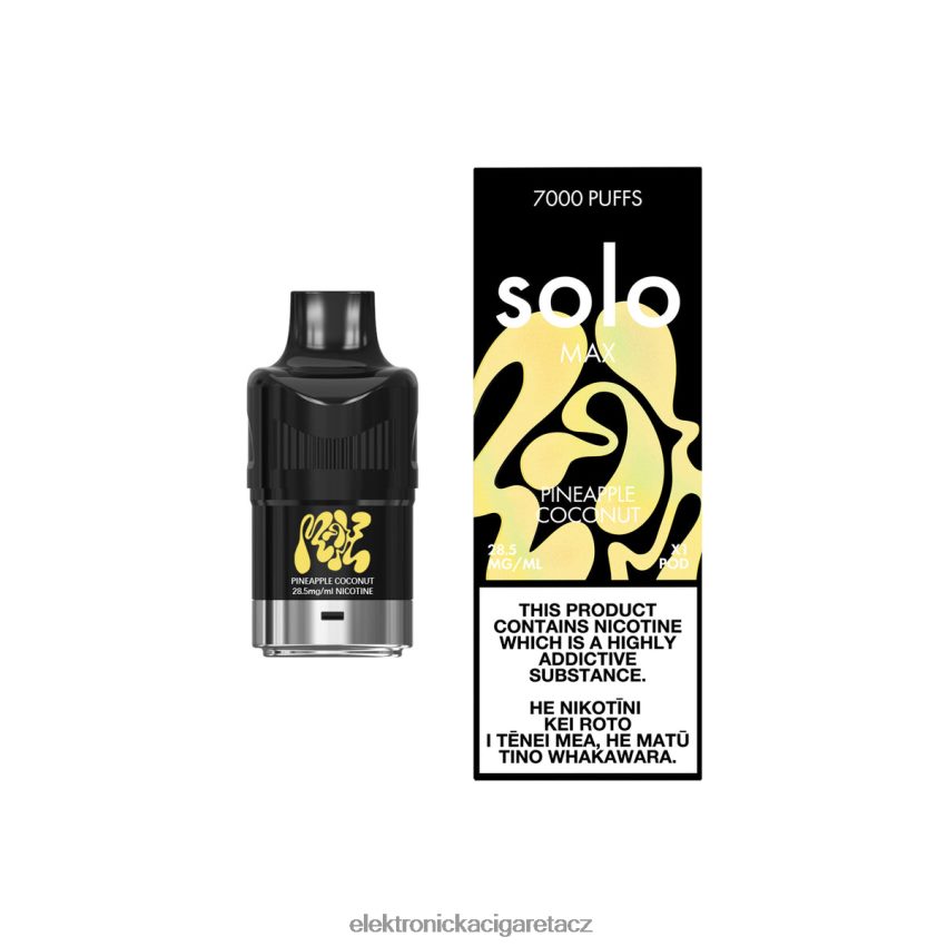 Solo MAX lusk ananasový kokos T20D8075 - Elektronická Cigareta Jednorázová