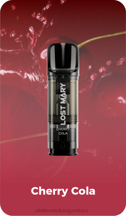 elektronická cigareta vape 668X423 třešňová cola LOST MARY Tappo předem naplněné náhradní kapsle