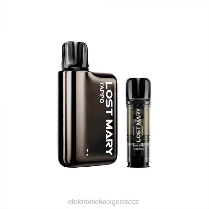 elektronická cigareta jednorázová 668X435 tmavý bronz x borůvka kyselá malina LOST MARY Tappo souprava pod vape